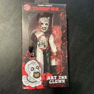 NECA Terrifier Art the Clown Action Figure - Black & White